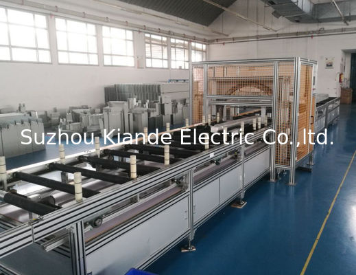 Automatic Busbar Packing Machine Sandwich Busway Wrapping Line 100mm 650mm